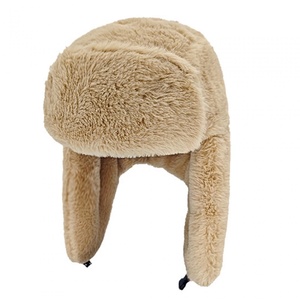 Sombrero de invierno de piel personalizado Sombrero de soldado extraíble Trapper Hunter Headwear con orejeras Sombrero de aviador para hombres y mujeres - Product Image 2