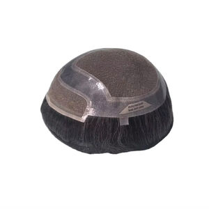 Taz Hair BD Prótesis Capilar de Cabello Humano Remy Indio con Onda Natural y Frente de Encaje, Calidad Premium - Product Image 1