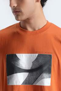 Camiseta Oversize de Moda para Hombre, Hombros Caídos, Ajuste Holgado, Algodón, Estilo Urbano, Camisetas Personalizables al por Mayor - Product Image 2