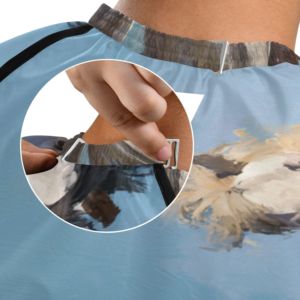 Capa de Salón Impermeable para Peluquería, Diseño de Caballo, Hebilla Ajustable, Logotipo Personalizado, Servicio OEM, Alta Calidad, Venta Caliente de Harbor Industry - Product Image 6