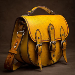 Bolso de Hombro de Cuero Genuino Vintage, Impermeable, para Viaje, Estilo Saddle Bag, para Mujer - Product Image 5