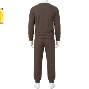 Premium Elite Vanguard International Men's Solid Acid Wash Thermal Autumn Casual <b>Plus</b> <b>Size</b> Oversized Hoodie <b>Jogger</b> 2-Piece <b>Set</b> - Product Image 2