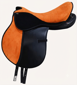 Selle d'endurance anglaise SRS002 en daim synthétique léger et professionnel pour la course longue distance - Confortable - Product Image 1