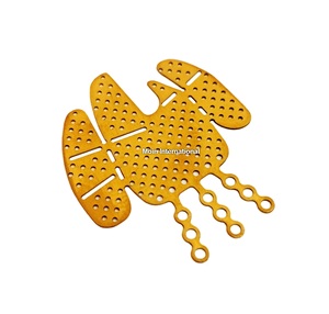 Plaque de maille orbitale en titane pour implant maxillo-facial reconstructif, titane chirurgical de haute qualité, équipement de traumatologie OMF - Product Image 5