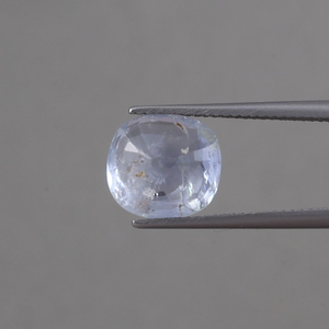 Saphir bleu naturel 100% non monté |   Certifié IGI, qualité AAA, taille coussin 11x10mm, 5,88 carats, traité à l'huile, pour la fabrication de bijoux légers - Product Image 3