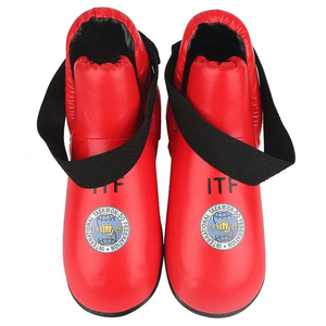 Top Selling ITF Approved Karate Semi Contact <b>Shoes</b> Professional Anti Slip <b>Soft</b> <b>Sole</b> Custom Brand Kickboxing Training Boots - Product Image 1