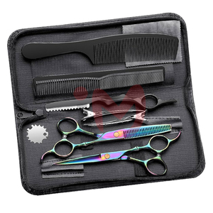 IMANS ENTERPRISES Kit de Barbería Profesional Personalizado de Acero Inoxidable de Color, Set de Peluquería Personal de Alta Calidad con Herramientas Personalizadas - Product Image 1