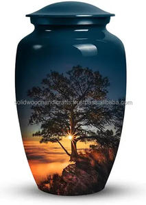 Urnas de cremación de metal para hombres y mujeres, urnas decorativas, urnas hechas a mano, urnas conmemorativas para adultos, urnas funerarias - Product Image 3