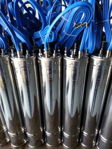 Pompe submersible triphasée étanche de 4 pouces à bain d'huile pour forage, moteur 380V-460V 5.5kW 7.5HP 50/60Hz certifiée CE Subwell - Product Image 4