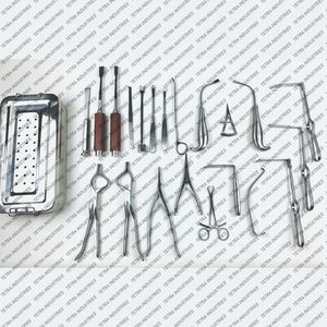 Juego de instrumentos de cirugía ortognática maxilofacial de 22 piezas, acero inoxidable alemán, kit de herramientas quirúrgicas ortopédicas reutilizables, CE - Product Image 2