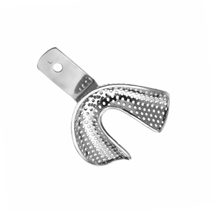 Bandejas de Impresión Dentales de Acero Inoxidable para Prótesis Superior e Inferior, Instrumentos Médicos de Limpieza Rápida Manual - Product Image 5