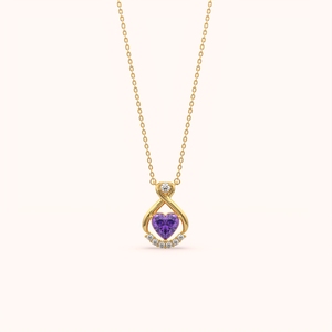 Indian Manufactured Silver Plated Lab Grown Diamond Luxury IGI Certified Pendant for Everyday Wear Special Occasions Bulk - Product Image 4