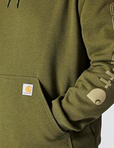 Sudadera con Capucha para Hombre, Color Verde Oliva, Corte Regular, Diseño con Bolsillos, Estilo Casual para Otoño - Product Image 4