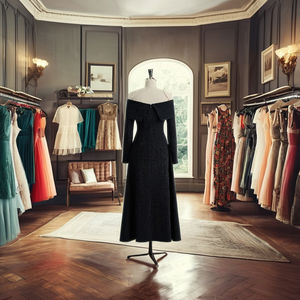 2024 Top ventes femmes robes mode 2014 pas d'épaule femmes vêtements Lynne robe haute qualité tissu blanc Vietnam usine - Product Image 1