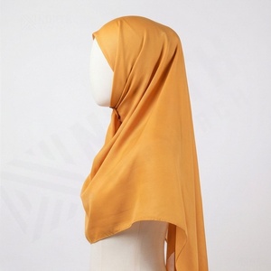 ผ้าคลุมศีรษะมุสลิมแบบฮิญาบ ดีไซน์ลายอิสลามแบบดั้งเดิม เรียบหรู ผ้าฝ้ายวอยล์พรีเมียม คุณภาพดีเยี่ยม - Product Image 3