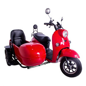 Motocicleta Eléctrica con Sidecar <span class=keywords><strong>Triciclo</strong></span> Eléctrico de Tres Ruedas para Adultos - Product Image 2