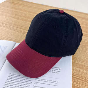 Casquette de baseball rose et blanche de haute qualité, nouvelle collection, vente en gros, logo brodé personnalisé, casquette de papa bicolore à 6 panneaux - Product Image 6