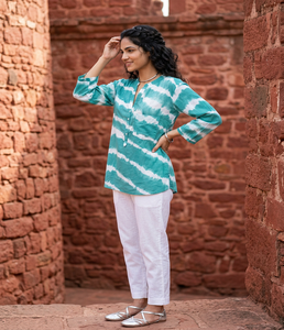 Blusa de Verano de Algodón para Mujer, Suave, Cómoda, Transpirable, Ligera, Informal, de Manga Corta, Ropa de Moda Femenina al por Mayor - Product Image 1