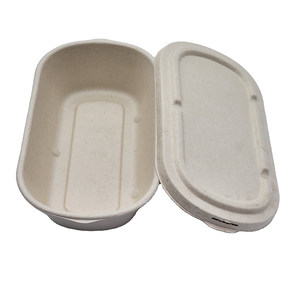Disposable Split <b>Lunch</b> <b>Box</b> Sustainable Food Packaging Container <b>with</b> Multiple <b>Compartments</b> for Catering and Meal Delivery - Product Image 1
