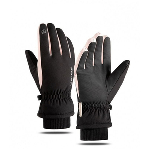 ถุงมือปั่นจักรยานกันลมหนาสำหรับฤดูหนาว ดีไซน์แฟชั่น  หน้าจอสัมผัสได้ เหมาะสำหรับขับขี่กลางแจ้งและขับมอเตอร์ไซค์ - Product Image 2