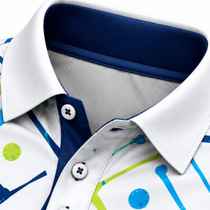 Chemises de golf pour hommes confortables, à séchage rapide, respirantes, 100 % coton, prix de gros, pas cher. - Product Image 5