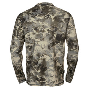 Customized Logo Embroidery Camouflage Sublimation Printing Quick Dry Polyester Long Sleeve <b>Shirt</b> for Men Solid Pattern - Product Image 2