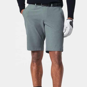 Pantalones Cortos Bermuda Oxford de Algodón Caqui para Hombre, Cintura Media, Cierre de Botones, Casuales, con Bolsillos, Tejido Transpirable - Product Image 6