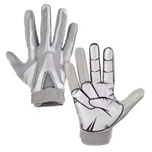 Gants de football américain pour receveurs, nouvelle conception, qualité supérieure, latex antidérapant, durables, imperméables, pour adultes, utilisation en extérieur - Product Image 5