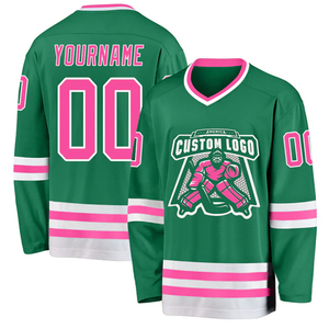 Maillot de hockey sur mesure, vêtements de sport de hockey sur glace personnalisés, vêtements d'équipe respirants, vente en gros - Product Image 3