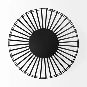 Handmade Serving <b>Bowl</b> with Premium Artisan Handcrafted <b>Metal</b> ConstructionModern <b>Metal</b> Wire <b>Bowl</b> Set Round Minimalist Decorative - Product Image 3