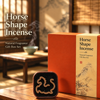 Encens en spirale, encens en bâtonnets avec coffret cadeau, favorise une relaxation profonde, apaise l'esprit et purifie l'espace de la chambre
