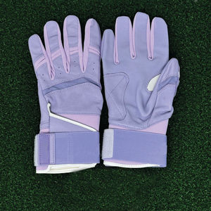 White Baseball Batting Gloves Superior <b>Grip</b> Anti-Slip Performance Hitting Gear USA Europe Wholesale Trending Apparel 2026 - Product Image 1