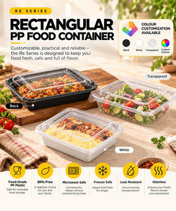 Contenedor de Alimentos con Tapa de Domo de PP para Pasteles, Cupcakes, Postres, Salsas, Arroz, Sushi, Fideos, Comida para Llevar, Empaque para Cafeterías y Restaurantes - Product Image 3