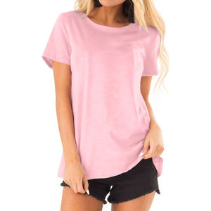 Camisetas de Moda Urbana para Mujer con Apliques, 100% Algodón, Colores Personalizados, Secado Rápido, Servicio OEM/ODM, Precio de Fábrica - Product Image 5