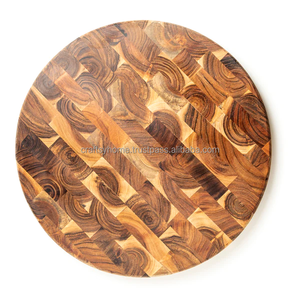 Tabla de cortar de madera de mango hecha a mano de nuevo diseño del fabricante uso de cocina de grano final único al por mayor - Product Image 1