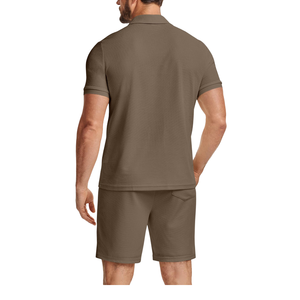 High Quality Men Casual Shorts <b>Sets</b> Wholesale Fashionable Wear Men's Shorts <b>Sets</b> With Pocket InGood Price Breathable Cotton <b>Set</b> - Product Image 2