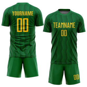 Camiseta de Fútbol Losaltos para Hombre, Verde Sublimada, 100% Poliéster, Manga Corta, Absorbe la Humedad, Corte Atlético, Cuello Redondo, Conjunto de Uniforme - Product Image 2