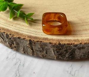 Anillos de Resina Hechos a Mano de Lujo para Mujer – Joyería Chic para Fiestas, Playa y Uso Diario - Product Image 3