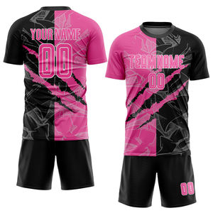 Conjunto de Uniforme de Fútbol Personalizable, Poliéster Elástico, Absorbente de Humedad, Transpirable, Antibacteriano, de Secado Rápido, Uniforme de Equipo Sublimado - Product Image 5