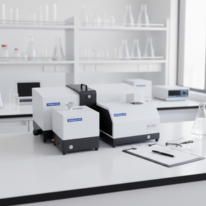 Équipement de mesure laser de la distribution des particules en aérosol Winner 2309B avec modules de dispersion humide et sèche, analyseur automatique - Product Image 1