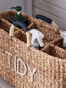 Panier ovale en jonc de mer à 6 compartiments, panier de rangement fait main, vente en gros, écologique, fabriqué au Vietnam - Product Image 4