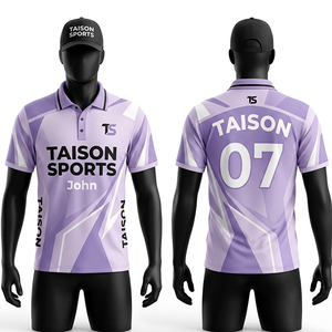 Men <b>Bowling</b> Jersey Premium Polyester Pique 160 GSM Breathable Purple Gold Panel Design Custom Sublimation Printed Logo Shirt - Product Image 5