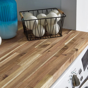SSR VINA - Unfinished Acacia Hardwood <b>Butcher</b> Block Countertop Customize Various Size for Kitchen Tops, Vanity Tops & <b>Table</b> Tops - Product Image 1
