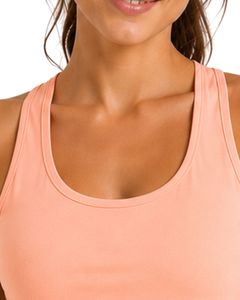 Manufacturer <b>Peach</b> Women Racerback Yoga Tank <b>Top</b> Breathable Sleeveless Gym Fitness Workout Activewear Stretch Sports Vest Shirt - Product Image 5