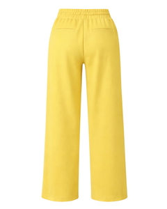 Custom Yellow Wide Leg Pants Women Casual High Waist <b>Drawstring</b> <b>Trouser</b> Loose Fit Straight Pants Comfortable Lounge Wear Fashion - Product Image 5
