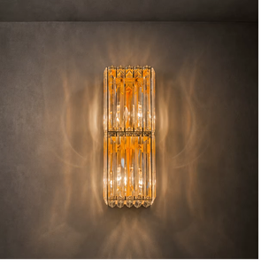 Vintage Style Classic Crystal Indoor <b>Wall</b> Lamp Modern LED <b>Lighting</b> Fixture For Bedroom - Product Image 2