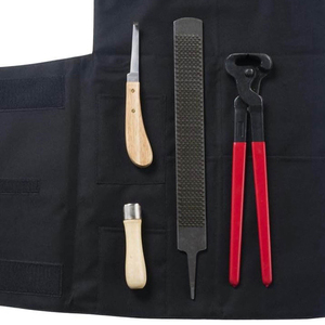 ชุดเครื่องมือตัดแต่งกีบม้าคุณภาพสูงระดับมืออาชีพ พร้อมกระเป๋า เครื่องมือเหล็กพรีเมียมสำหรับดูแลกีบม้าและวัว - Product Image 1