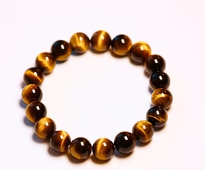 Natural Tiger Eye Bead <b>Bracelet</b> 8mm Gemstone Stone Stretch <b>Bracelet</b> Tiger Eye <b>Crystal</b> Jewelry for Men Women Wholesale - Product Image 2