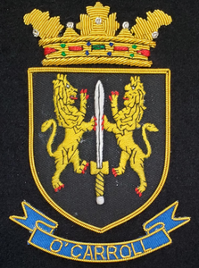 Insignia de Escudo Familiar Bordada a Mano de Lujo Personalizada con Efecto 3D en Relieve, Resistente al Agua, con Hilo Metálico - Product Image 4