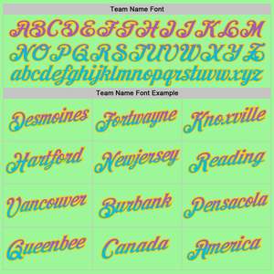 Maillot de basket personnalisé vert bleu violet sublimé, anti-transpiration, unisexe, manches courtes, impression du nom et du numéro de l'équipe - Product Image 4